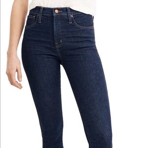 Madewell 10in high rise skinny jeans